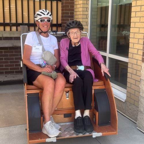CBC Visits Bow View Manor to Spotlight Cycling Without Age